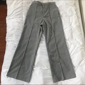 Uniqlo High Waisted Pleated Wide Leg Pants